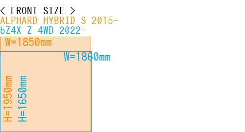 #ALPHARD HYBRID S 2015- + bZ4X Z 4WD 2022-